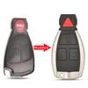 Jingyuqin 2/3/4 Кнопки Чехол для Автомобильного Ключа Для Mercedes Benz B C E Ml S Clk Cl Модифицированный Запасной Умный Чехол для Автомобильного Ключа Обновление