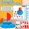 Образовательный электрический визуализатор геометрии Пластиковый электрический демонстратор геометрии для изучения математики