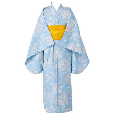 Yukata Kids Yukata Heiko Obi Set 5217953 110см [Alice Magic] Гортензия/Саксофон (06)