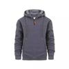 Mens Half Zipper Hoodie Autumn Winter Pullover Hooded Sweatshirts Men's Multi Pockets Loose Hoody Top