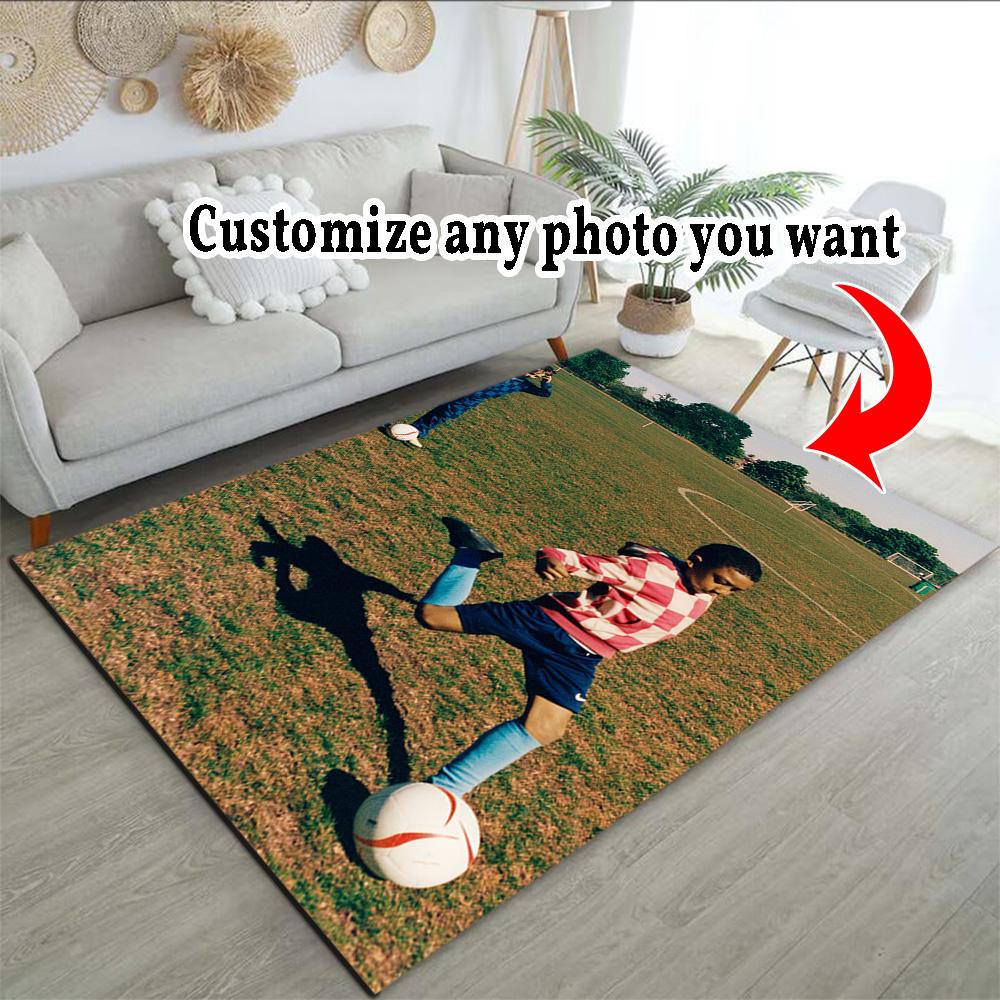 Customize Picture Customizable photos Floor Rug Office Rug Perfect for Foyer Kitchen Hallway Dining Room Anti-slip Rug Decorate Offices Spiritual Gift