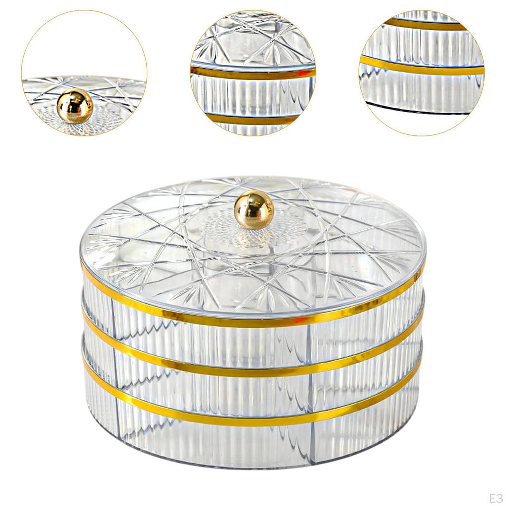 Разделенный поднос для сервировки, тарелки для закусок, украшение для стола, конфеты из сухофруктов, для