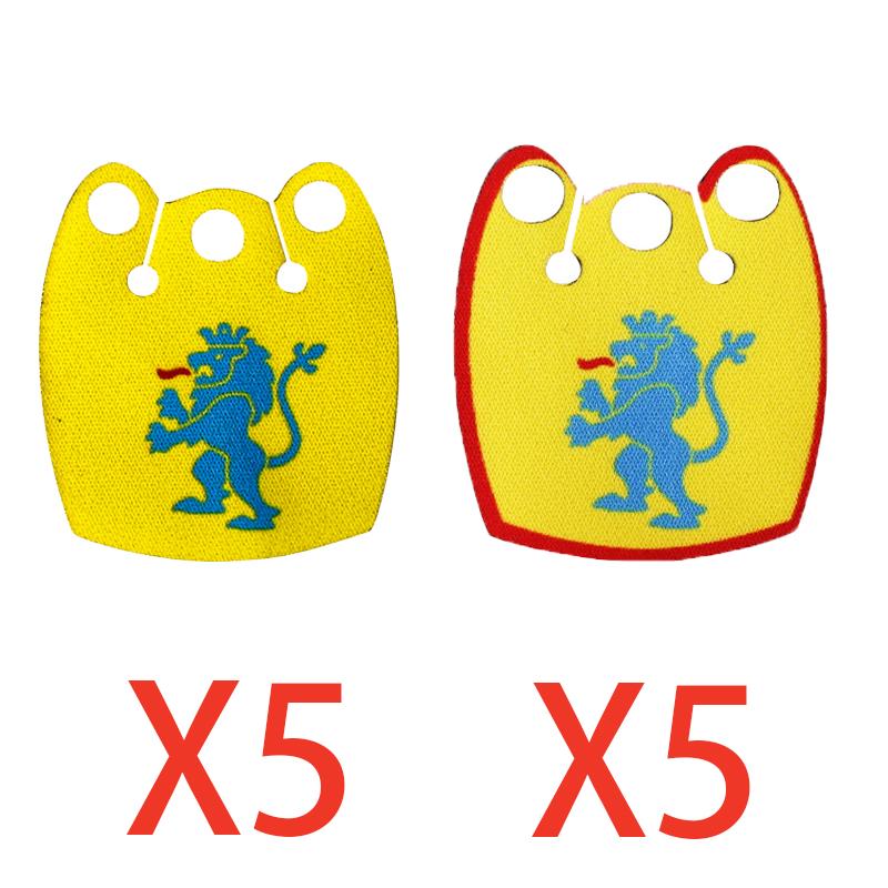 MOC Средневековые Военные Строительные Блоки Мини Кирпичики Фигурки Воинов Подарки Красочная Накидка с Принтом Доспехи Щит Аксессуары Игрушка Сделай Сам