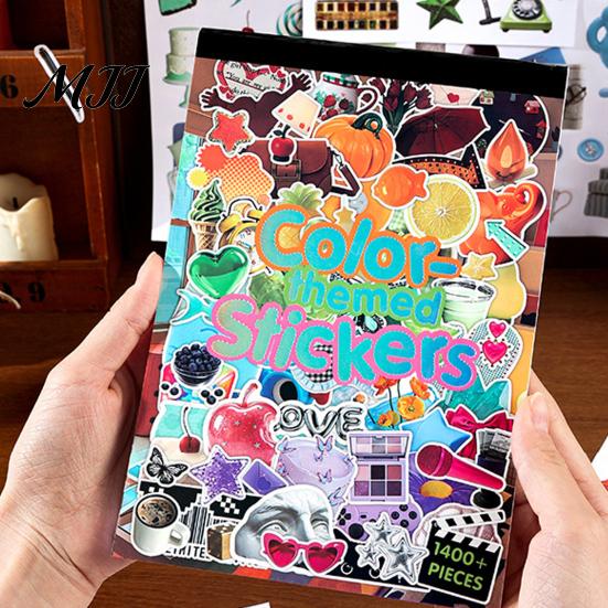 Аксессуары для ведения дневника 50 страниц Книга наклеек, Декоративные наклейки в корейском стиле, Эстетичные наклейки DIY Винил для скрапбукинга И Junk Phone