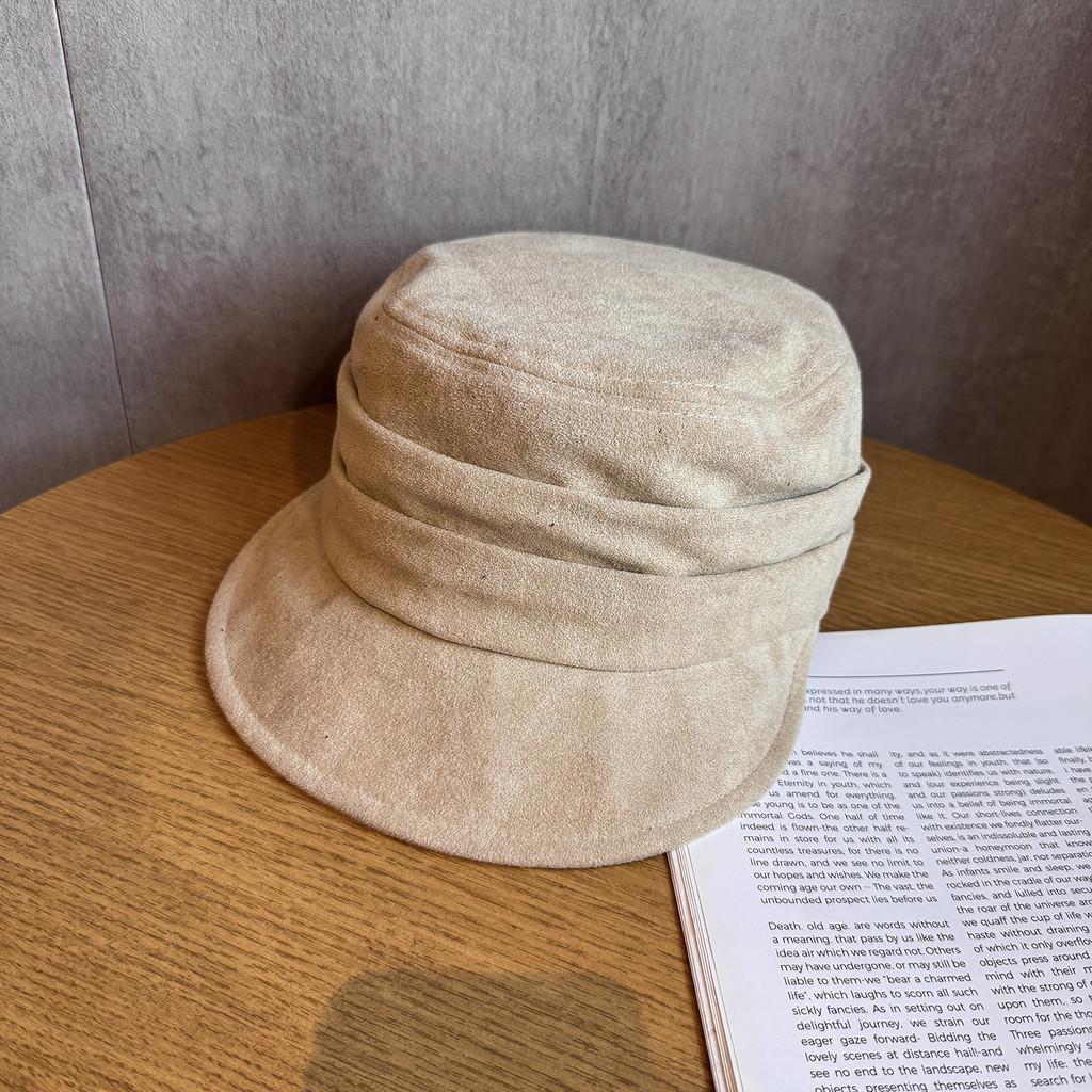Замшевый берет, винтажная шляпа, кепка газетчика с коротким козырьком для уличного стиля и повседневного использования