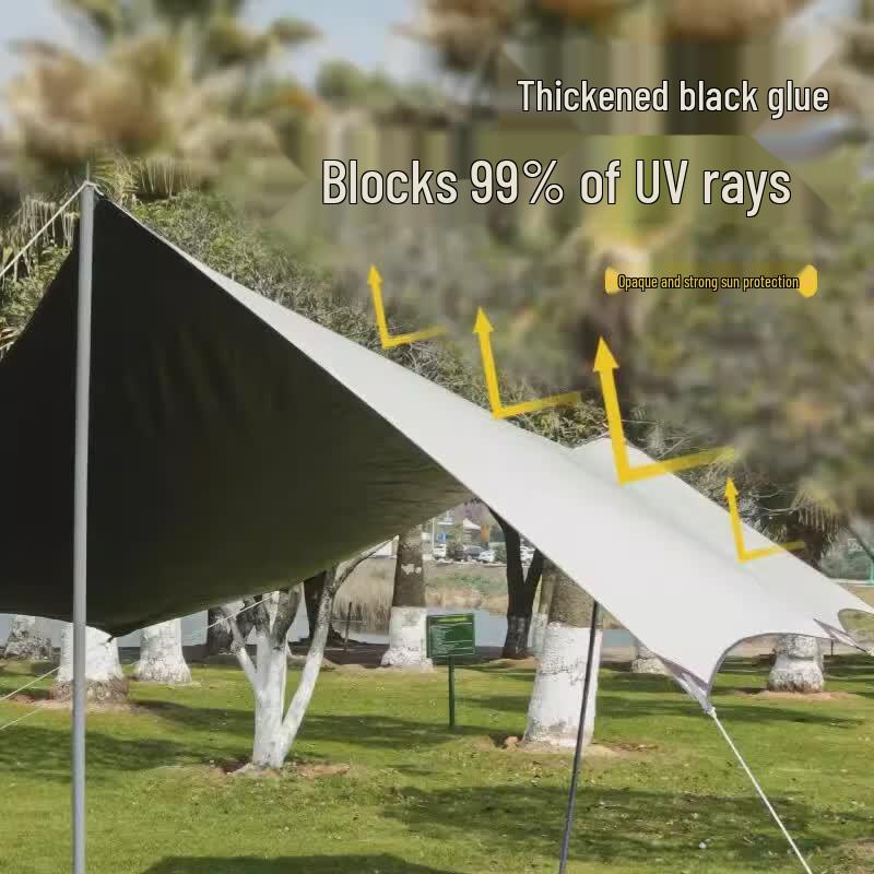 Betoice Hexagonal Butterfly Blackout Tarp