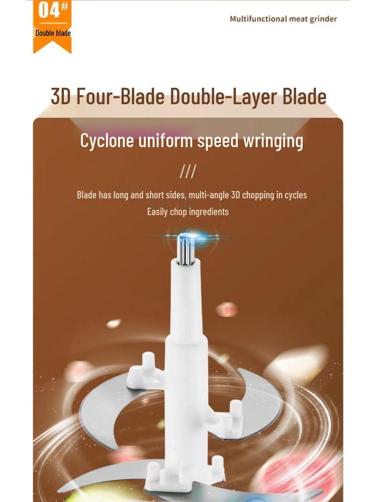 Электрическая мясорубка из чистой меди, тестомес и кухонный комбайн из нержавеющей стали - LD Бесплатная доставка