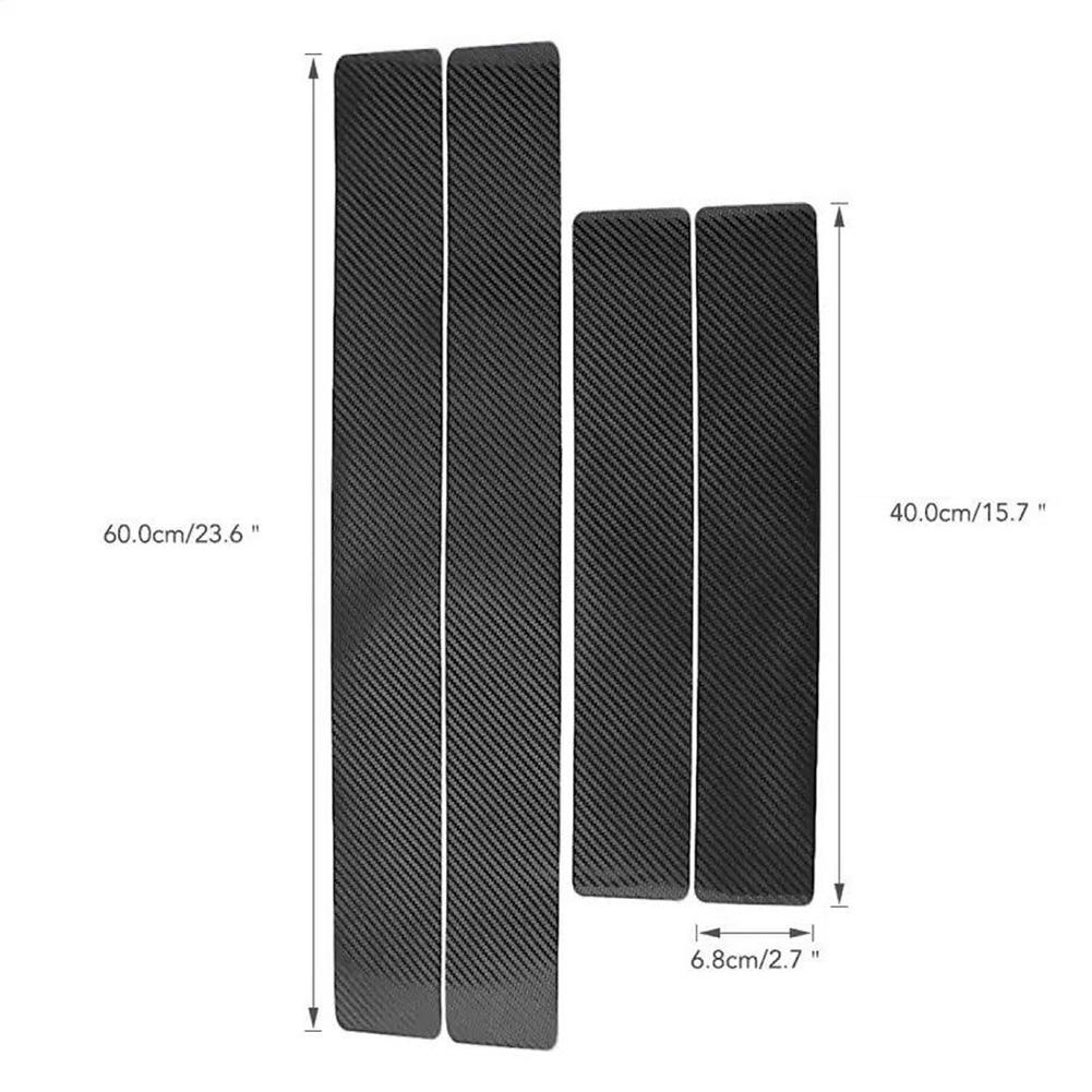 Наклейка против царапин, текстура из углеродного волокна, высокое качество
