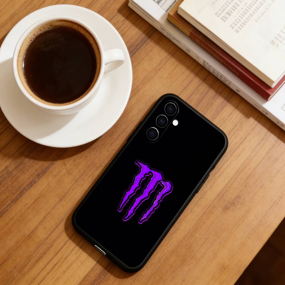 M-MonsterES Модный Дизайн Чехол для Телефона Черный Силиконовый Мягкий Для Samsung Galaxy A73,A72,A71,A70,A53,A52,A51