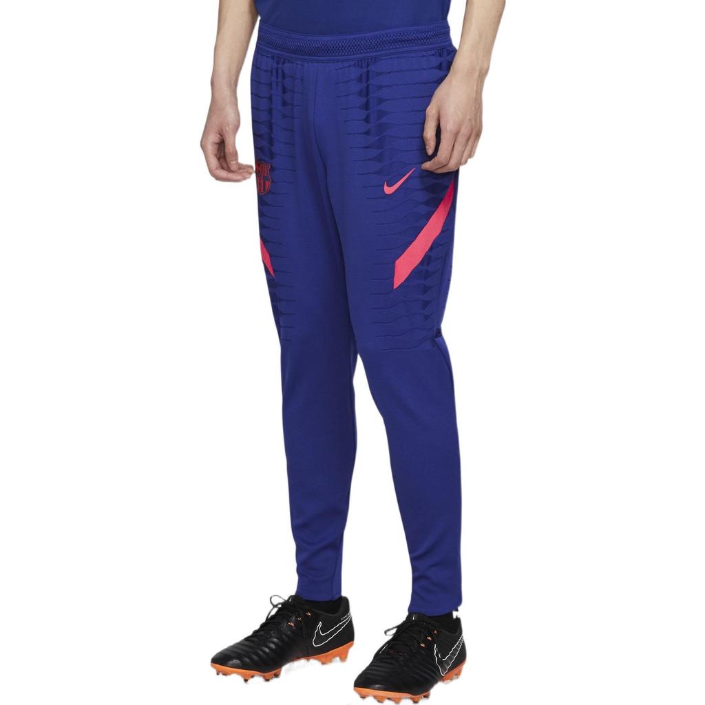 Nike Футбольные тренировочные брюки облегающего кроя со вставками, версия игрока Barcelona 20-21, мужские штаны, темно-синие CW1388-455