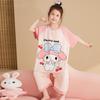 Cotton Baby Romper Pajamas Girls Boys Short Sleeve Sleepwear Toddler Sleepsuit Lightweight Breathable