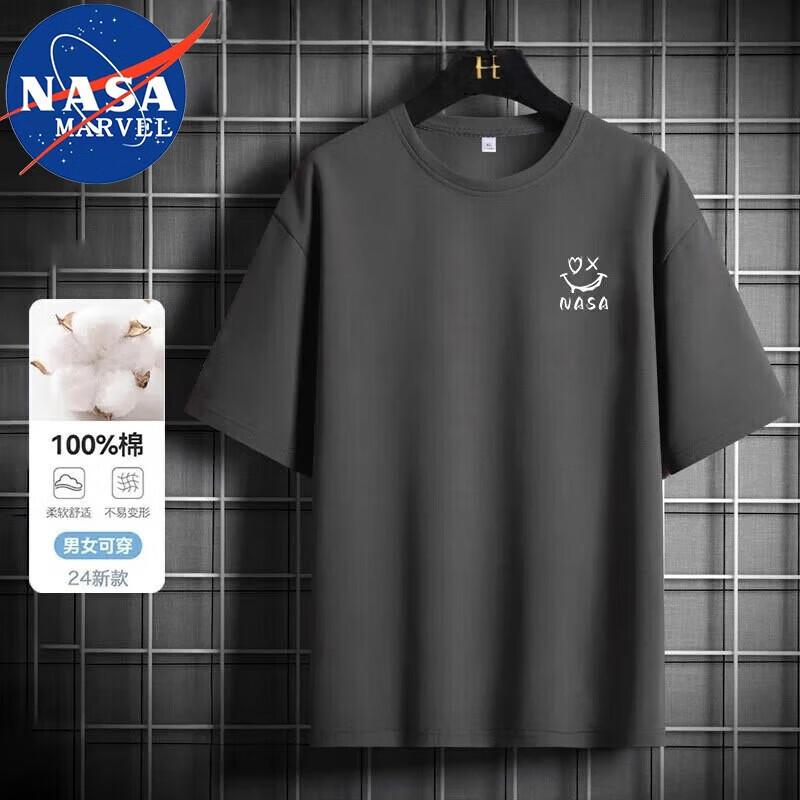 Мужская хлопковая футболка с коротким рукавом NASA MARVEL