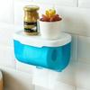 Punch-free Toilet Paper Holder Tissue Box Waterproof Mobile Phone Storage Toilet Paper Storage Rack Bathroom Accessories