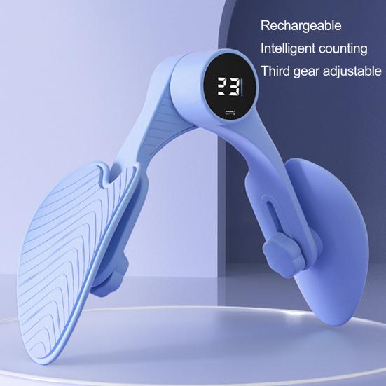 Thigh Master со счетчиком ЖК-дисплеем, 3 уровня регулировки, эргономичный тренажер для мышц тазового дна, для мужчин и женщин, для внутренней поверхности бедра, для ног, для тонизирования