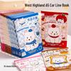 Мультяшный блокнот West Highland White Terrier A5 в линейку - Милый студенческий дневник