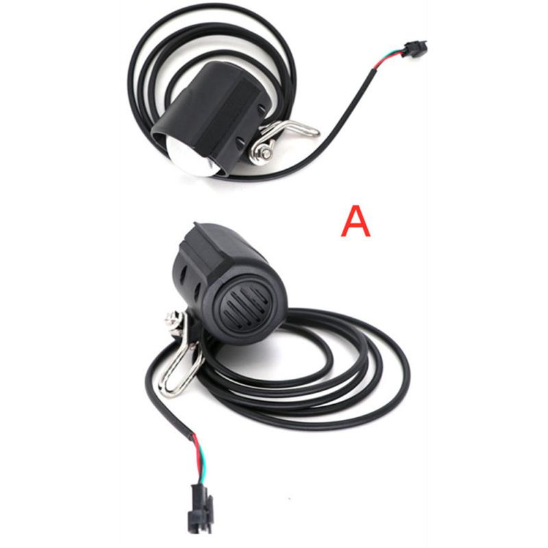 Велосипедный светодиодный фонарик, супер яркий складной электрический прожектор, водонепроницаемый встроенный громкий звуковой сигнал для