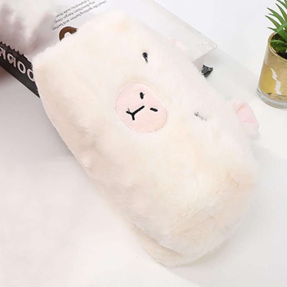 Zipper Capybara Plush Pencil Case Animal Capybara Plush Pencil Pouch  Student