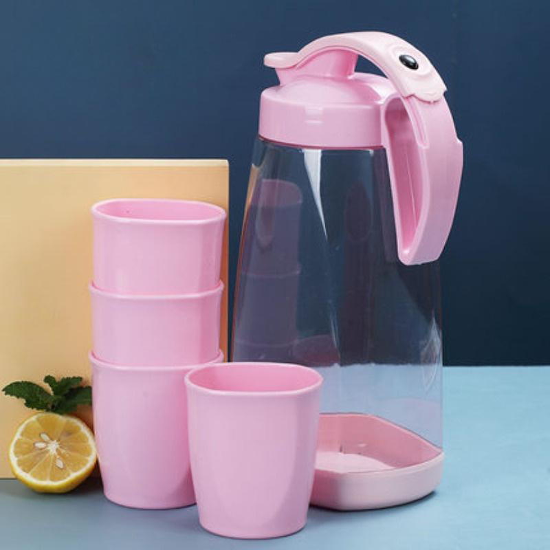 3 шт/5 шт случайных цветов набор простая герметичная пластиковая бутылка для холодной воды набор для воды горшок для сока креативный пресс бутылка для воды