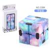 New And Strange Creative Decompression And Venting Unlimited Rubik'S Cube Camouflage Starry Sky Rubik'S Cube Flip Cube Toy