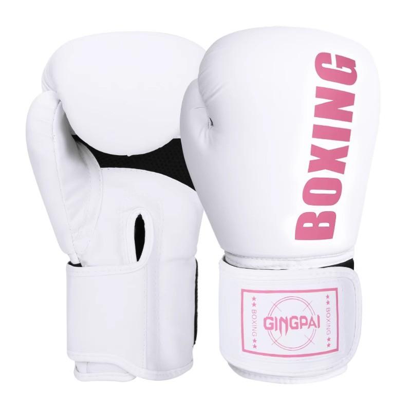 Professional Boxing Gloves Men Women Kids Training Punching Bag Muay Thai Martial Arts PU Leather 6oz-14oz