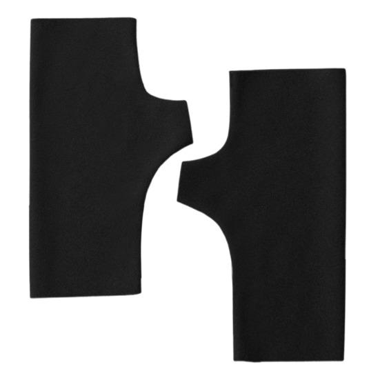 Зимние митенки без пальцев, открытые термо-варежки с отверстиями для большого пальца, теплые перчатки с половиной пальцев для женщин, мужчин, для печати, набора текста, письма