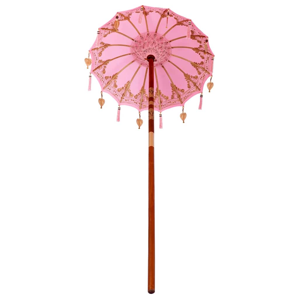 Balinese Sun Umbrella Pink 125 x 125 x 260 cm