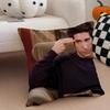 RRoss GellerClassic Character Cushion Cover Throw Pillow Cover Hidden Button Durable Polyester Chair Cushion