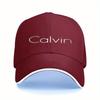1 серебряная кепка с узором из букв Calvin, идеально подходит для фитнеса и бега