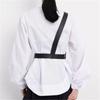 Irregular Design Women Waist Harness PU Leather Dress Cummerbunds Cool Body Suspender  Skirt