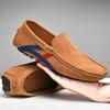 Мужские повседневные лоферы и мокасины из натуральной кожи большого размера 48