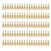 100 Pcs Blade Connector Square Brass Plug and Pull Type Connector Terminal 7.8mm