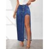 Bahor Yangi Moda Yuqori Kesikli Denim Yubkalar Ayollar