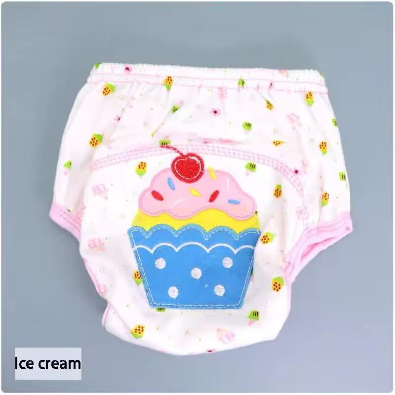 Cartoon Baby Training Soft Pants Baby Underwear Reusable Cloth Diapers