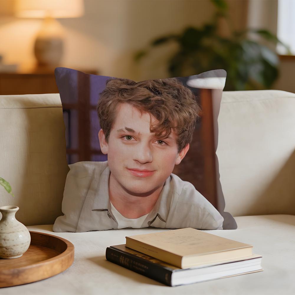 Hot Singer CCharlie PuthS Cushion Cover Short plush pillowcase for bed sofa carwashable