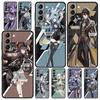Чехол для телефона Hu Tao Genshin Impact для Samsung Galaxy S24 S23 S22 5G S20 Ultra S21 FE S10 S9 Plus S10E S8 Lite 20 из мягкого ТПУ