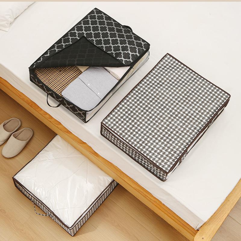 Large Bed Bottom Storage Bag Foldable Clothing Quilt Storage Bag Household Dust and Moisture Bedroom Toy Sundries Organizing Bag