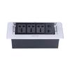 Floor Electrical Socket Embedded 3 Hole Outlet with Computer Telephone Interface 250V 13A