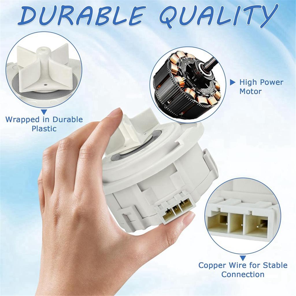 Сливной насос посудомоечной машины EAU62043401 EAU62043403 для посудомоечной машины/сушилки LG Ken-More, заменитель EAU60710801 EAU60710802