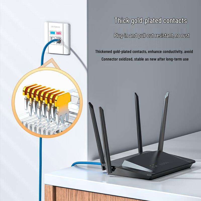 Shengwei Cat6 RJ45 Gold-Plated Ethernet Connectors
