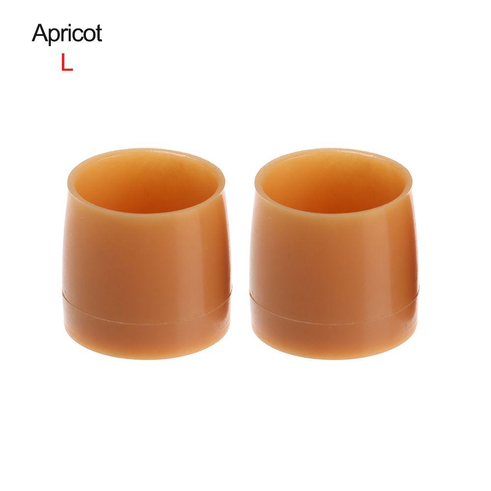 pair New Shockproof Non-slip Round Shape Heel Stoppers Silencer Heel Protector Antislip High Heeler