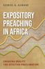 Книга Expository Preaching In Africa : Engaging Orality for Effective Proclamation