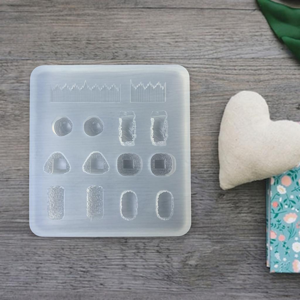 Практичная силиконовая толстая форма для суши, уникальные формы для изготовления ювелирных изделий из эпоксидной смолы для любителей рукоделия