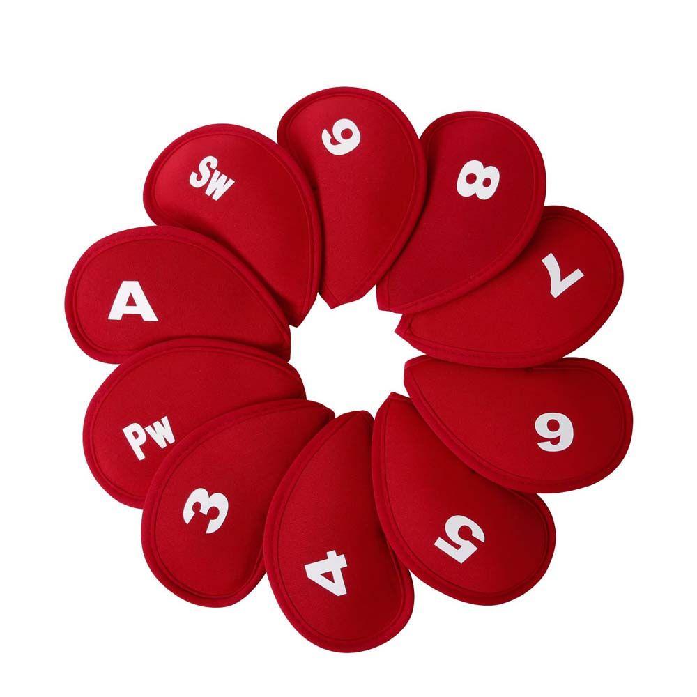 Iron Covers Set Protective Golf Head Cover Iron Pole Cover Golf Iron Headcover Golf Club Protector