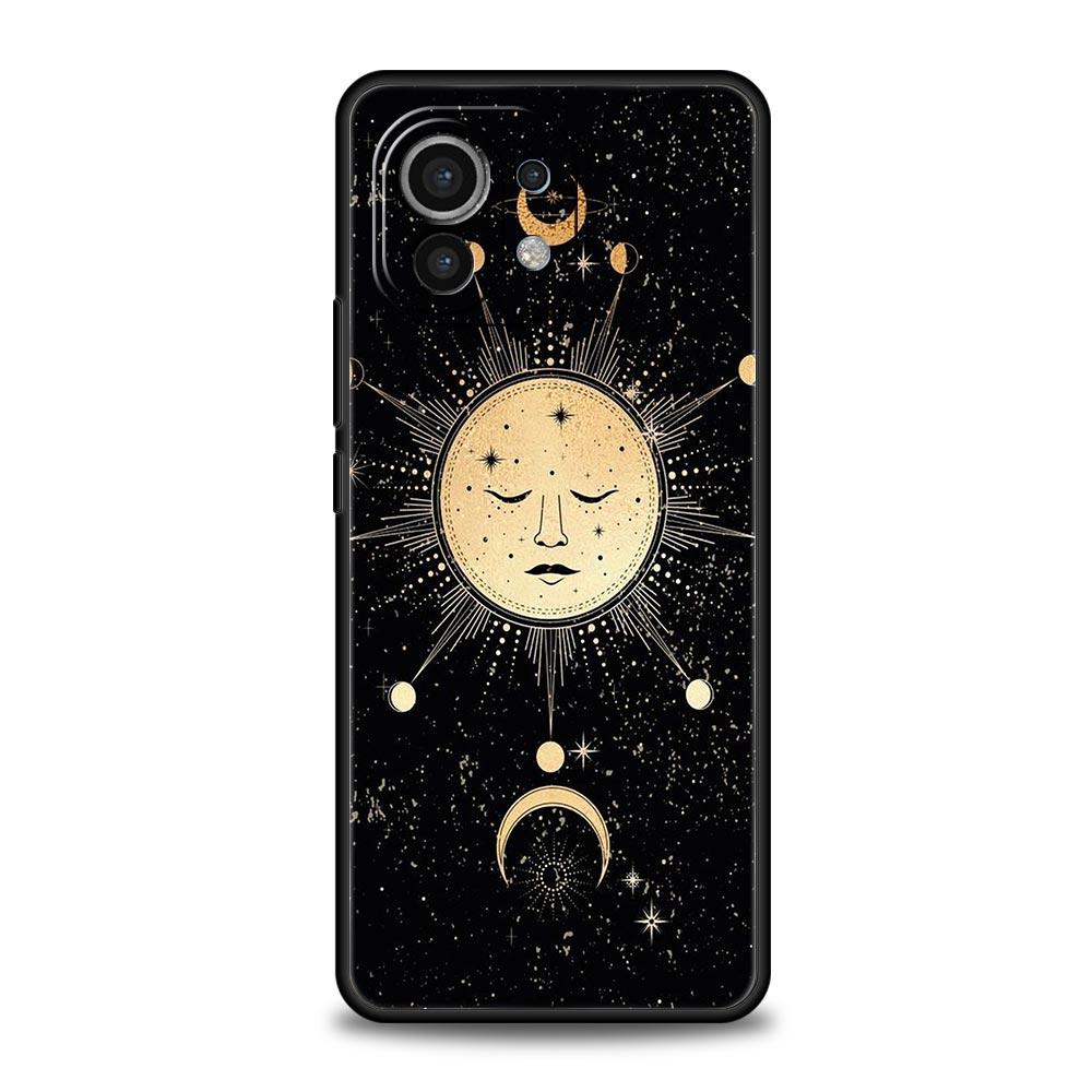 Phone Case For Xiaomi Poco X4 X3 NFC F3 F4 M3 M4 Mi Note 12T 10 11 Ultra 11T 13 Pro 12 Lite 9T 5G Cover Moon Tarot Cat Aesthetic