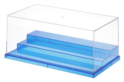 Wave Подставка-витрина T Case Stage Skeleton Blue Мини-фигурка Совместимый Пластик Ш280 х Г150 х В113мм TC034 Витрина (L) (внутренние размеры)