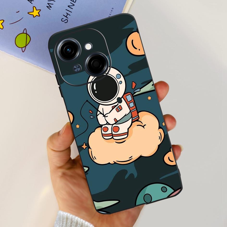 Для чехла телефона Tecno Spark Go 1 Чехол 2024 Популярный Цветок Мягкий Силикон Задняя Защитная Крышка Для Tecno Spark Go 2025 Pop 9 Чехол