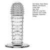 Faux Crystal Penis Sleeve Men Penis Touch-Real Cover Cock Enlargement Dick Extender Enhanced Intimacy Sex Product
