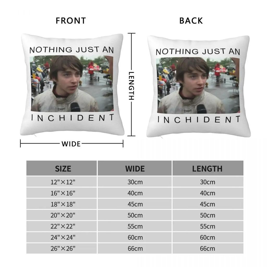 Charles Leclerc Inchident Motor Sport Pillowcase Printed Cushion Cover Decoration Throw Pillow Case Cover Sofa Dropshipping 18''