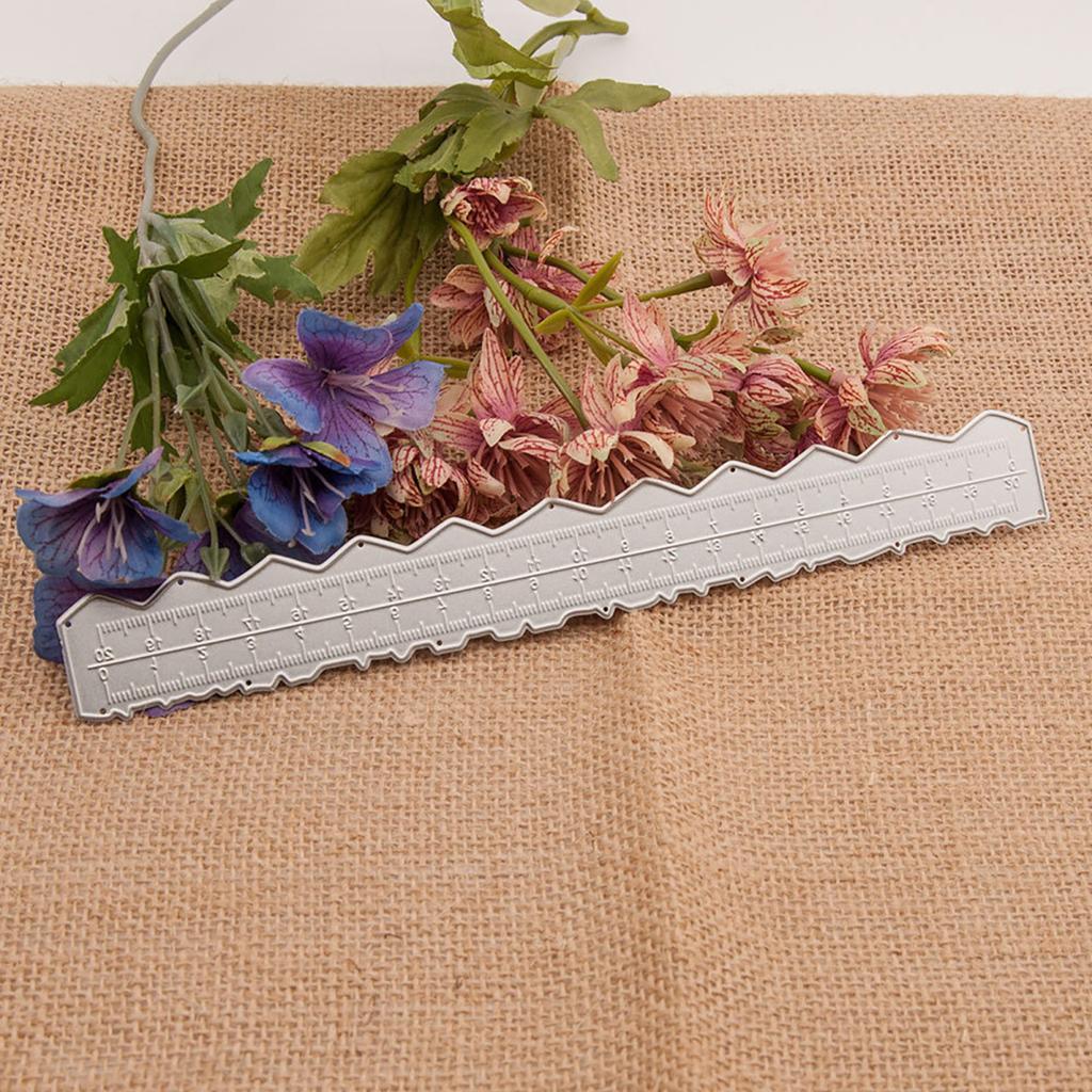 3 шт. 8,54-дюймовая линейка для разрыва бумаги из углеродистой стали, линейка для резки бумаги с неровными краями, волнистый край, измерительный инструмент для школьных и офисных открыток, изготовление поделок своими руками