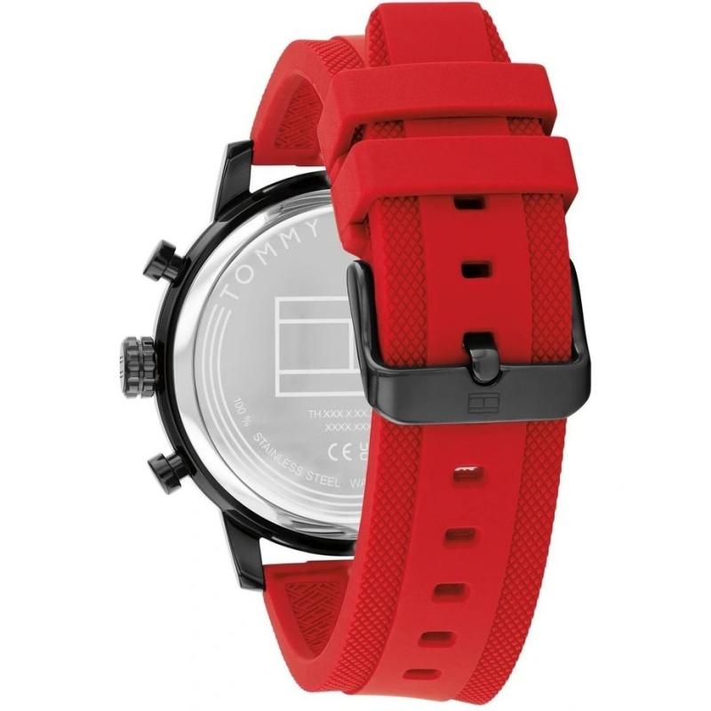 Tommy Hilfiger 1792178 красные Кварцевые Мужские Часы